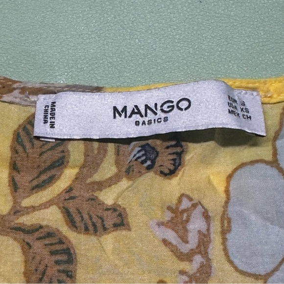 Mango Yellow Ruffled Blouse - Picture 7 of 7